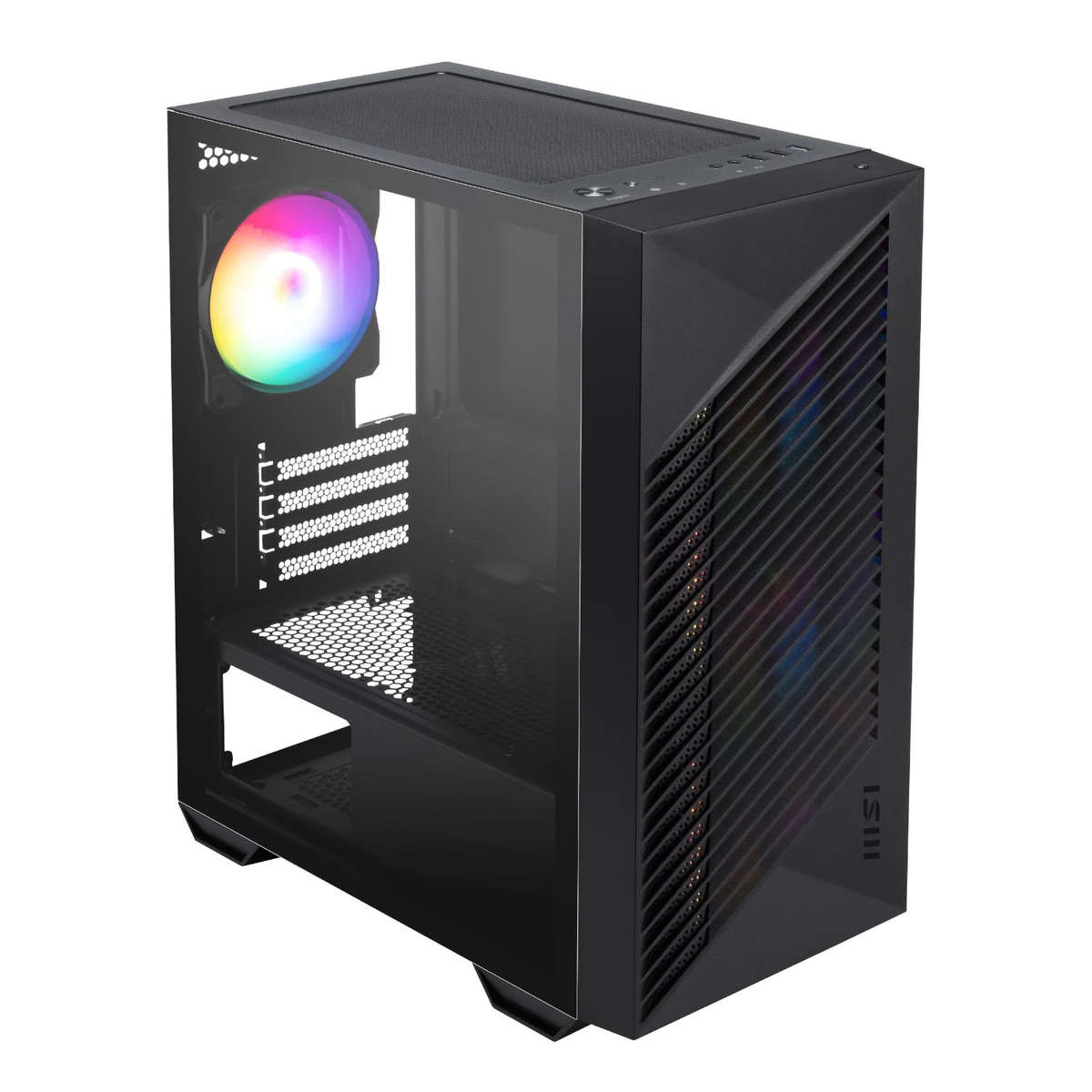 MSI PRO FORGE M050A Micro-ATX Gaming Chassis - Black