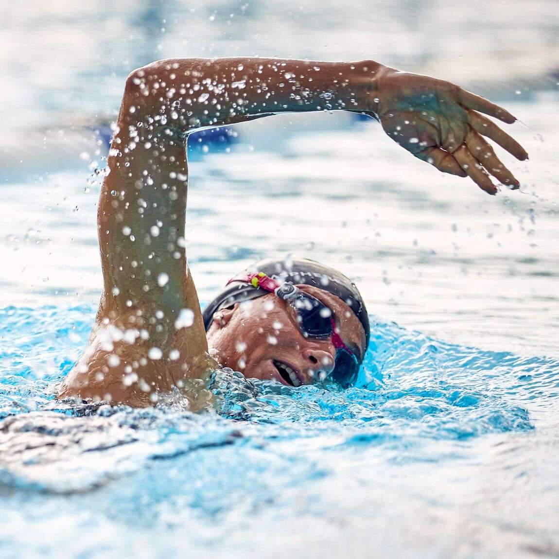 Aquasphere Kayenne Compact - Smoke Lens - Transparent/Raspberry Swim Goggles