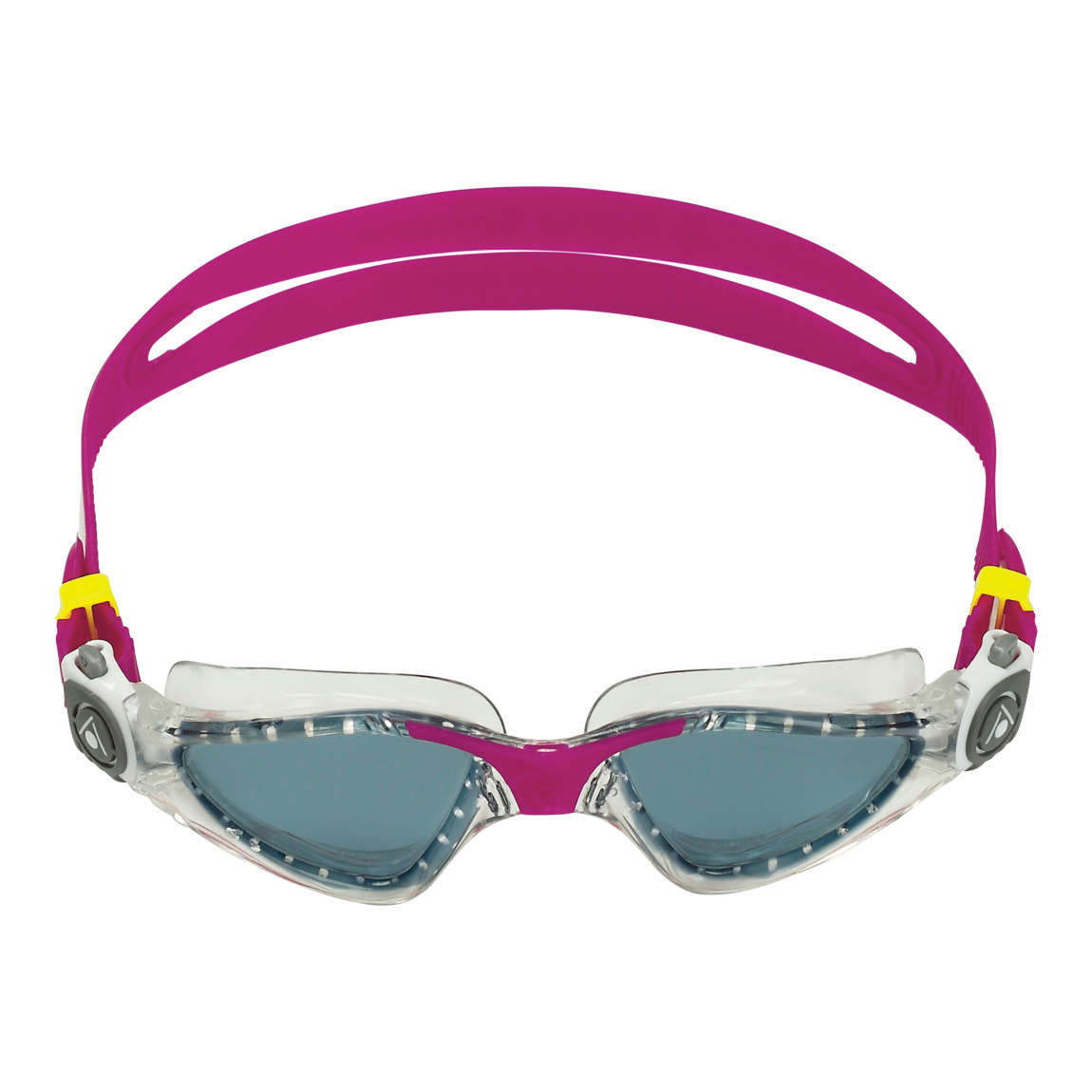 Aquasphere Kayenne Compact - Smoke Lens - Transparent/Raspberry Swim Goggles