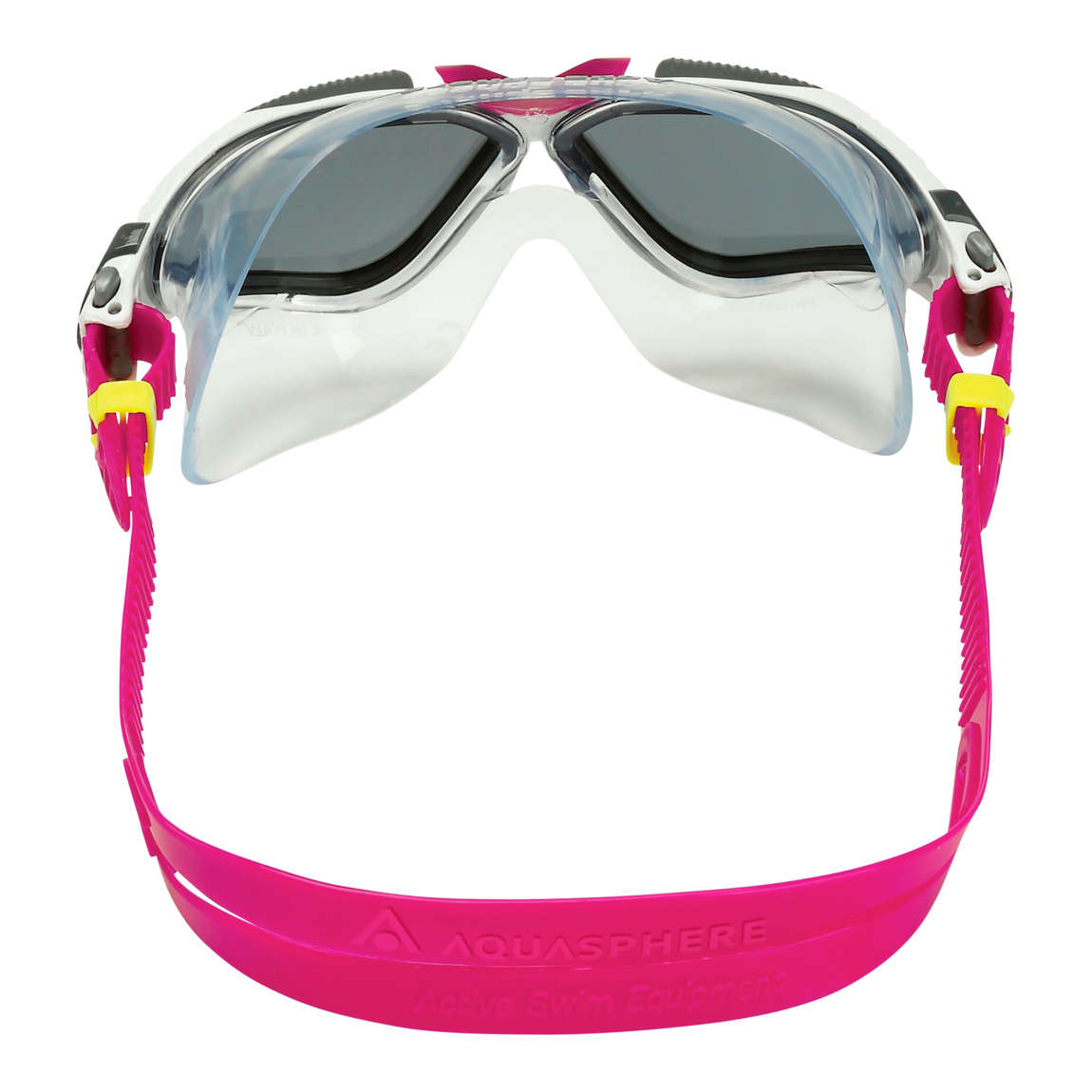 Aquasphere Vista - Smoke Lens - White/Raspberry Swim Mask
