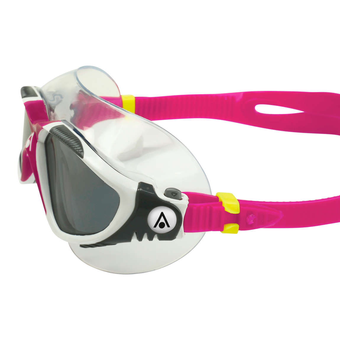 Aquasphere Vista - Smoke Lens - White/Raspberry Swim Mask