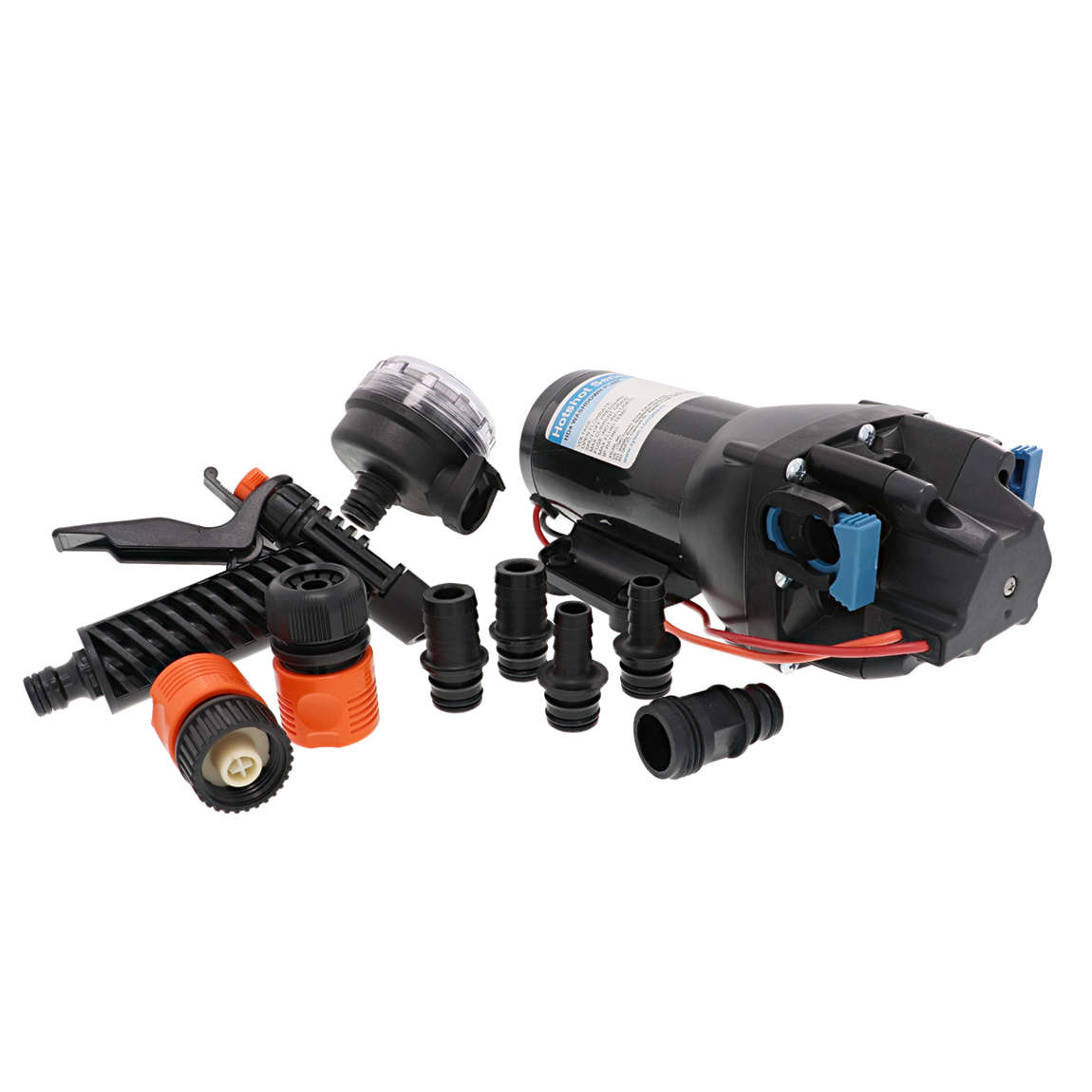 Jabsco HotShot HD 4' Washdown Pressure-Controlled Diaphragm Pump 12V