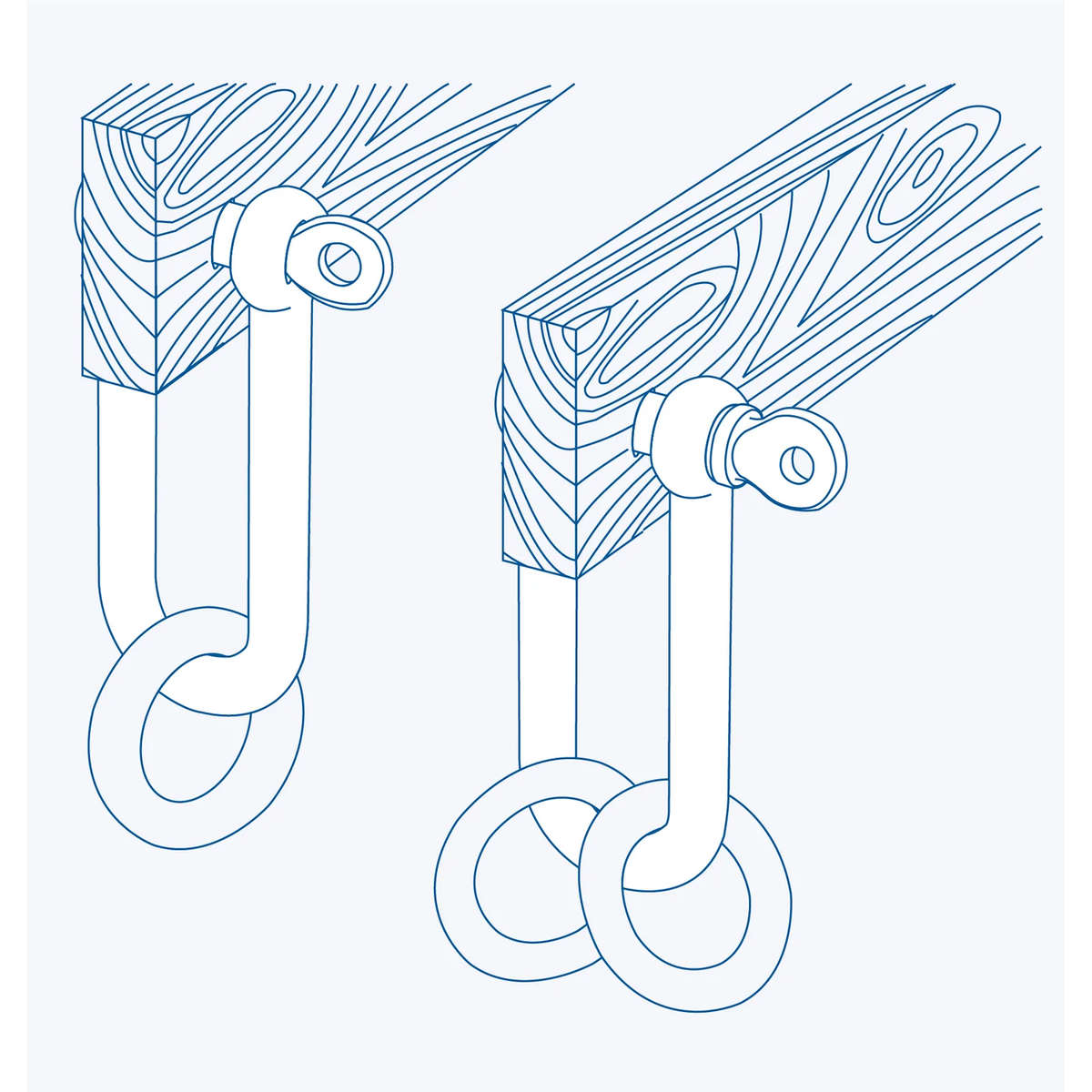 S362 Long D-Shackle