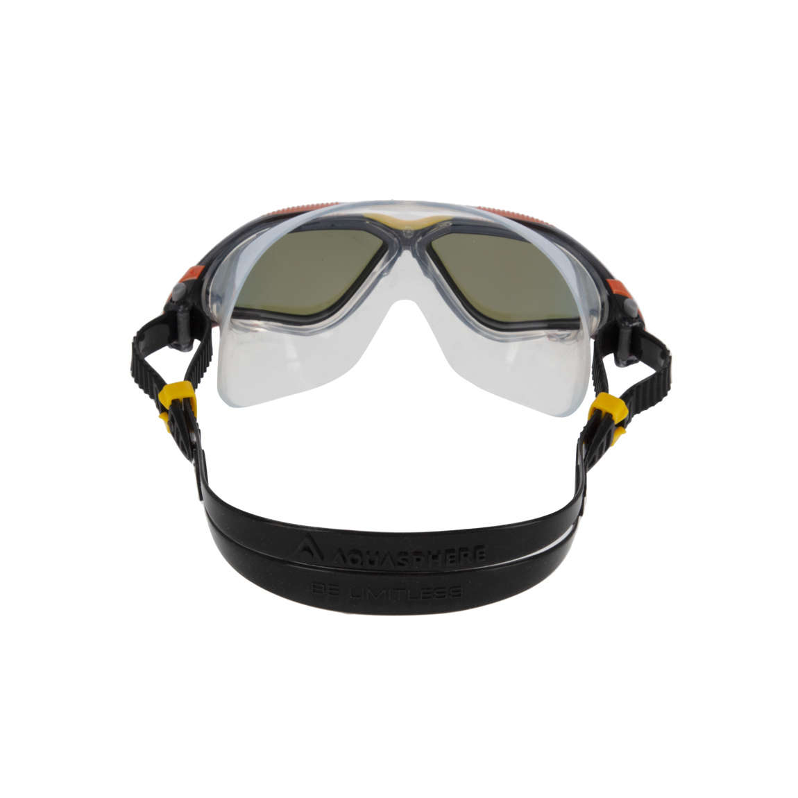 Aquasphere Vista - Indigo Titanium Mirrored Lens - Grey/Orange Swim Mask