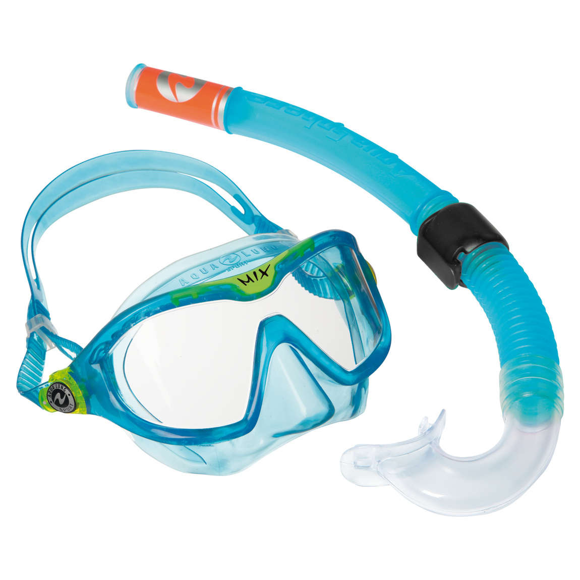 Aqualung Mix - Junior Snorkeling Combo - Light Blue