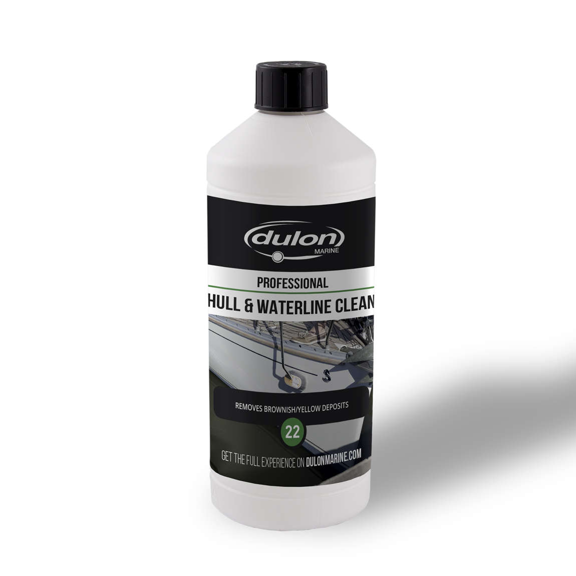 Dulon Hull & Waterline Clean 22  Removes Brownish/Yellow Deposits - 1L