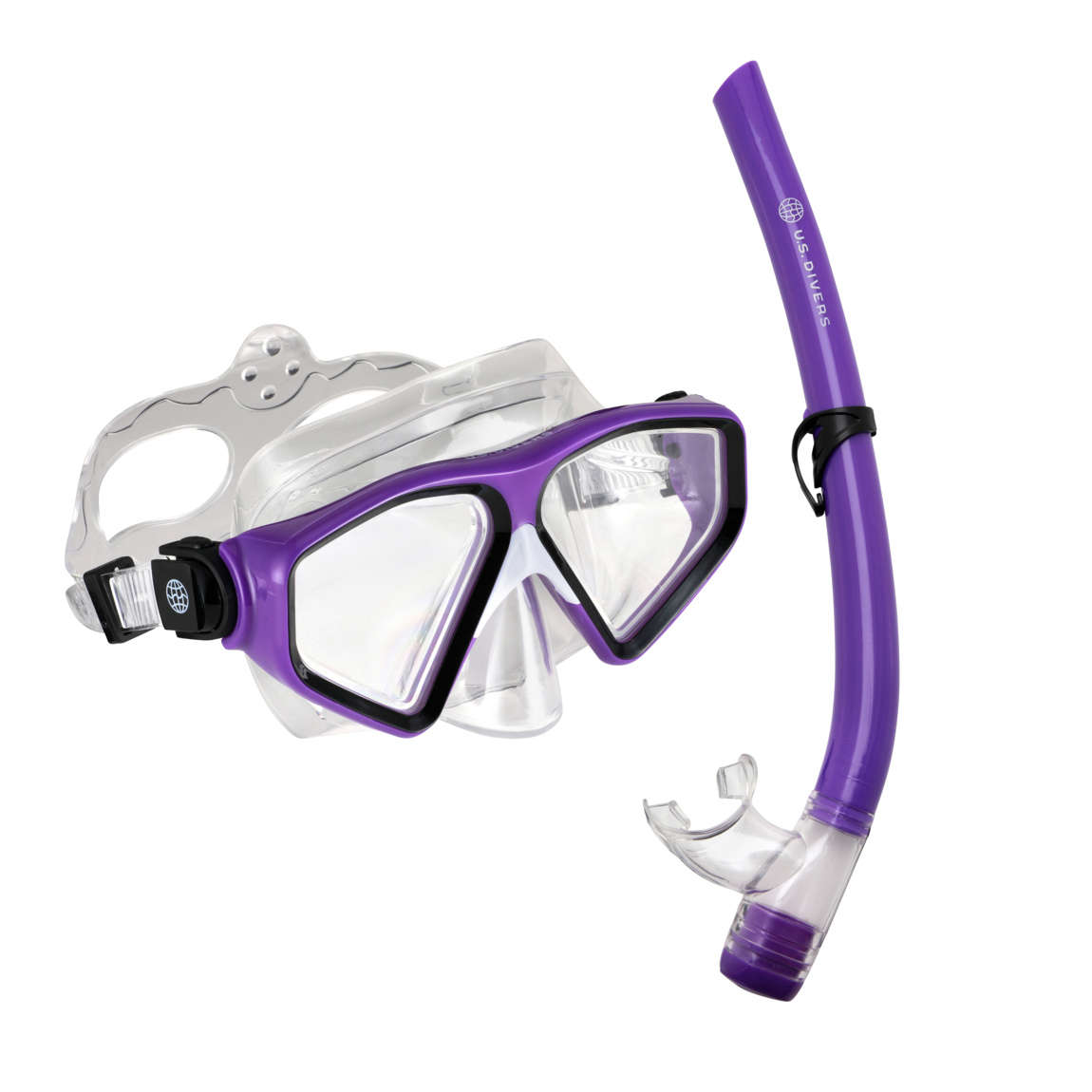 U.S. Divers Tiki - Adult Snorkeling Combo - Purple