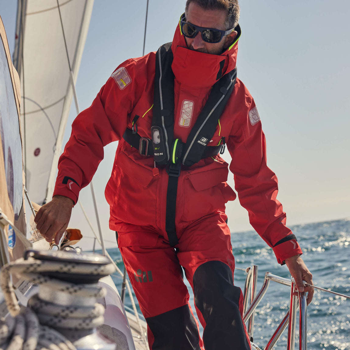 Gill Men's OS2 Offshore Sailing Jacket - Red