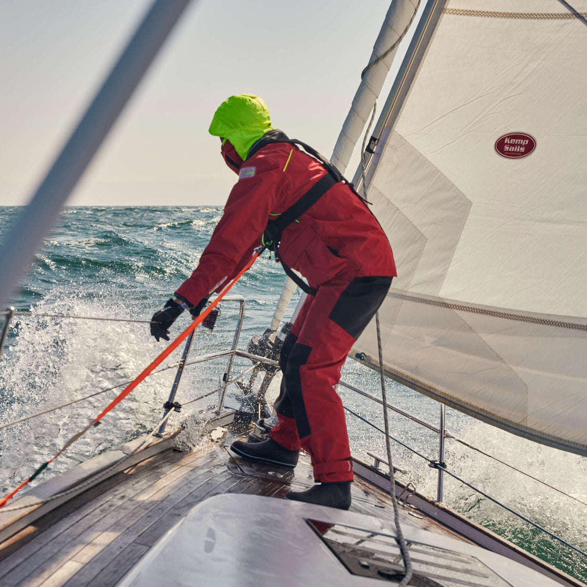 Gill Men's OS2 Offshore Sailing Jacket - Red