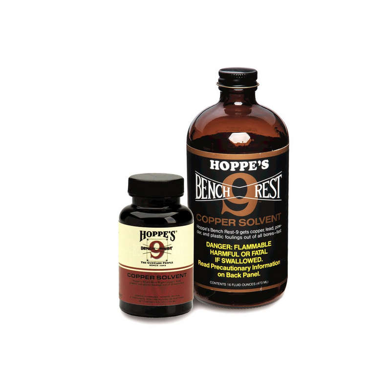 Hoppes 4oz Bench Rest 9 Copper Solvent HAZ