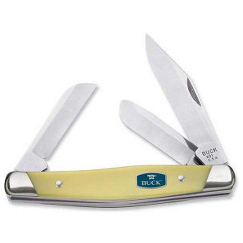 Buck B301 YWS Yellow Plastic Stockman Buck