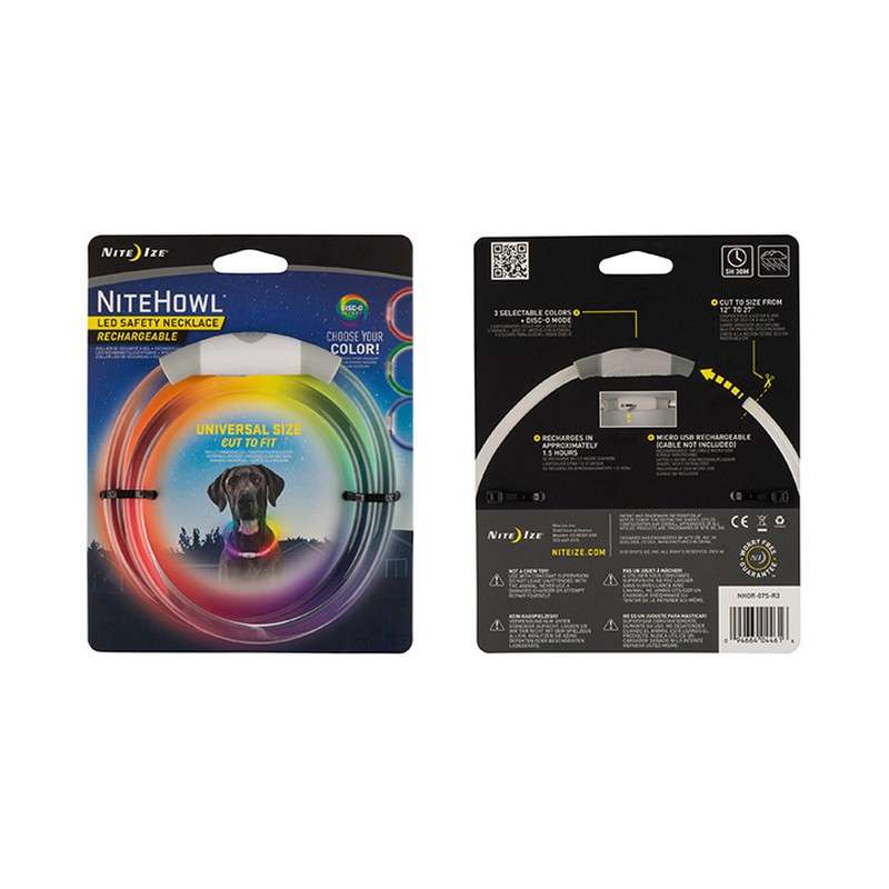 Nite Ize Nitehowl Rechargeable LED Safety Necklace - Disc-O-Select