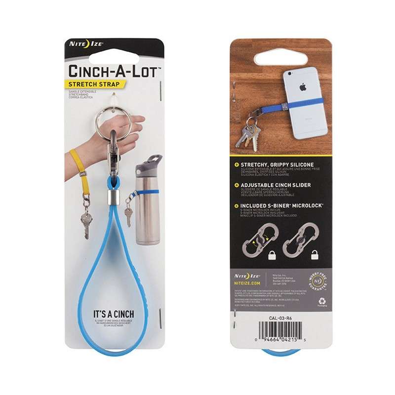 Nite Ize Cinch-A-Lot Stretch Strap - Blue