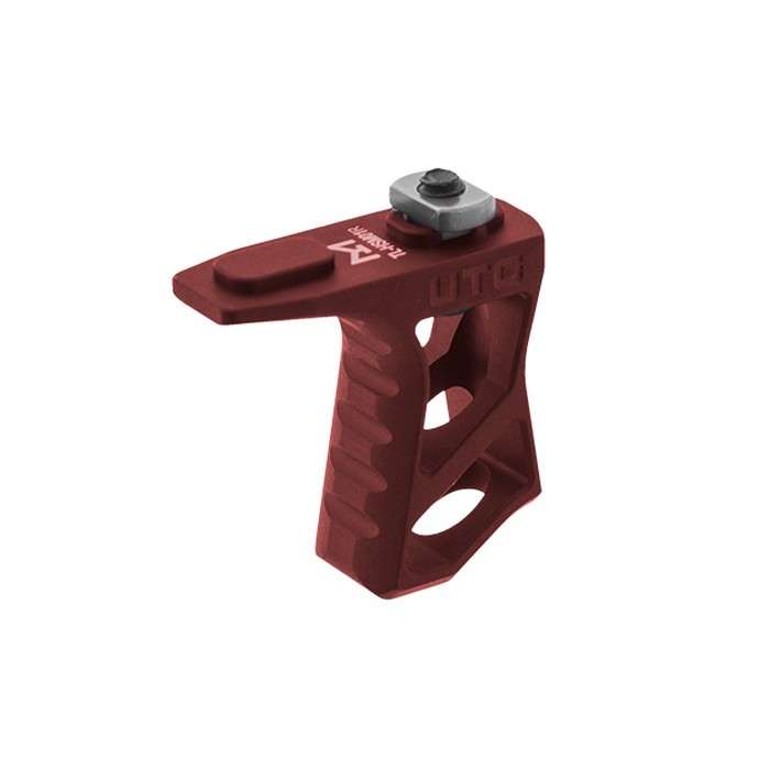 UTG M-LOK Ultra Slim Handstop - Red TL-HSM01R