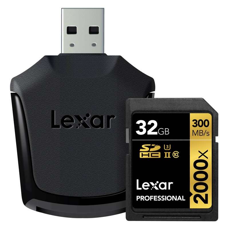 Lexar SD Pro 2000x 32GB  UHS II Plus Reader