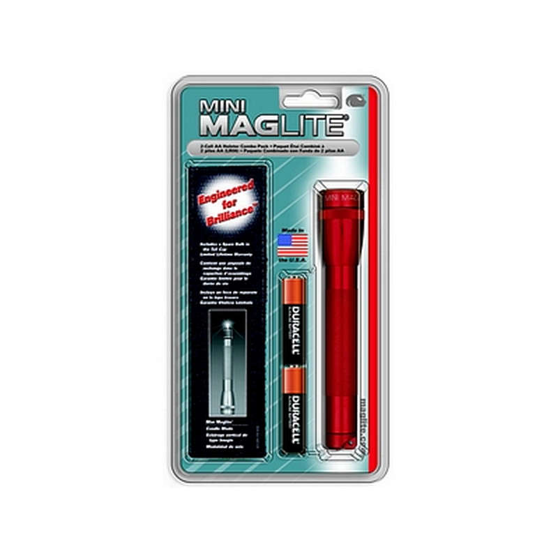 Maglite AA Holster Combo Pack Red