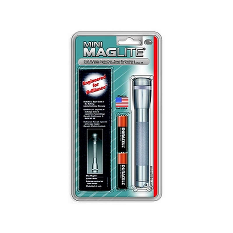 Maglite AA Holster Combo Pack Pewter
