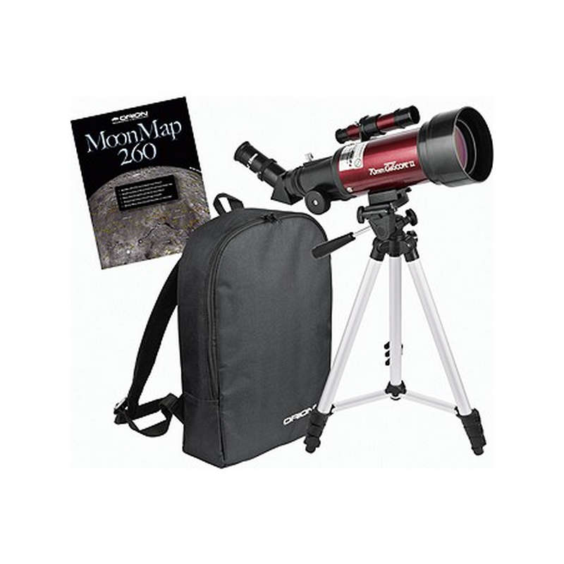 Orion GoScope II 70mm Refractor Travel Telescope Moon Kit