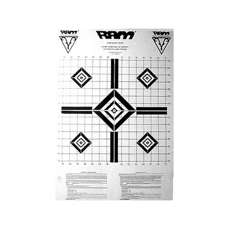 Ram Scope Zero Targets (3) Black
