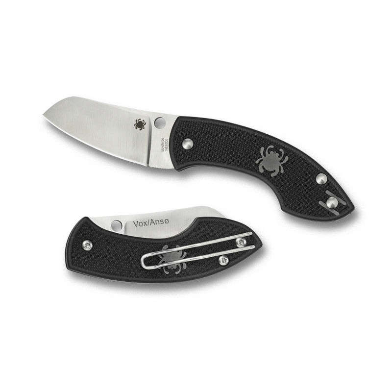 Spyderco C163pbk Pingo Plain Edge Black Frn