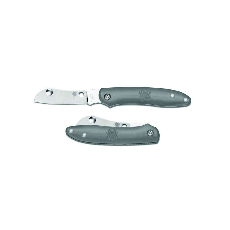 Spyderco C189pgy Roadie Plainedge Grey Frn