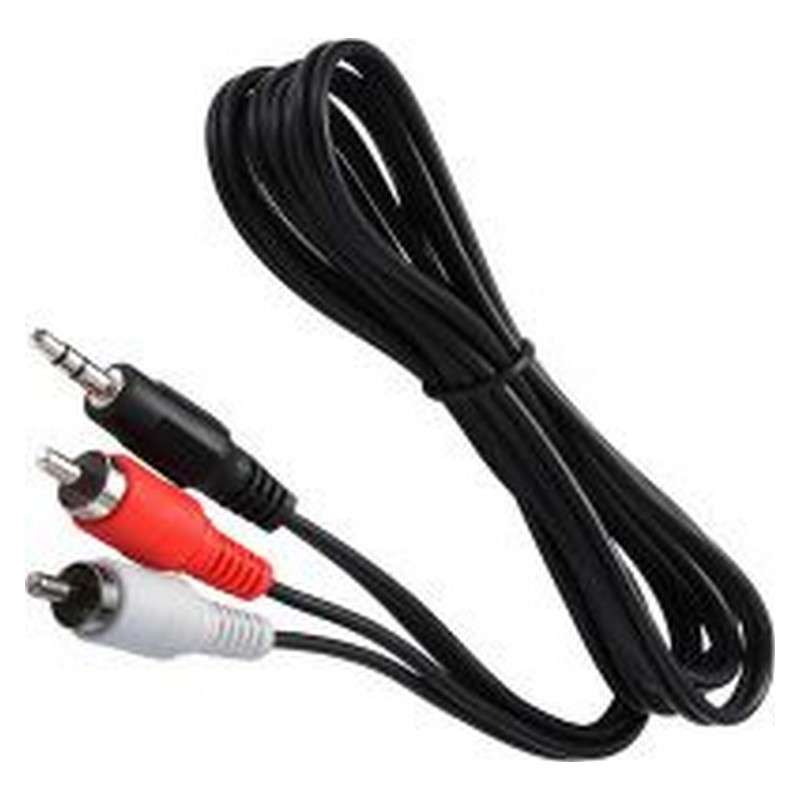 ASTRUM AUX RCA CABLE 1.5M 3.5MM - 2RCA M-M BLACK