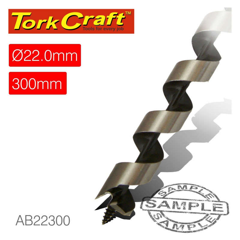 Tork Craft Auger Bit 22 X 300mm Pouched
