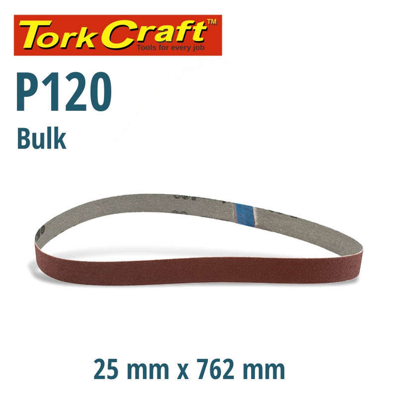 Sanding Belt 25 X 762mm 120grit Bulk