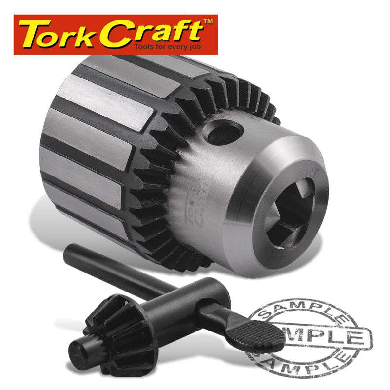 Tork Craft Chuck & Key 1.0 - 13.0mm B16 Taper