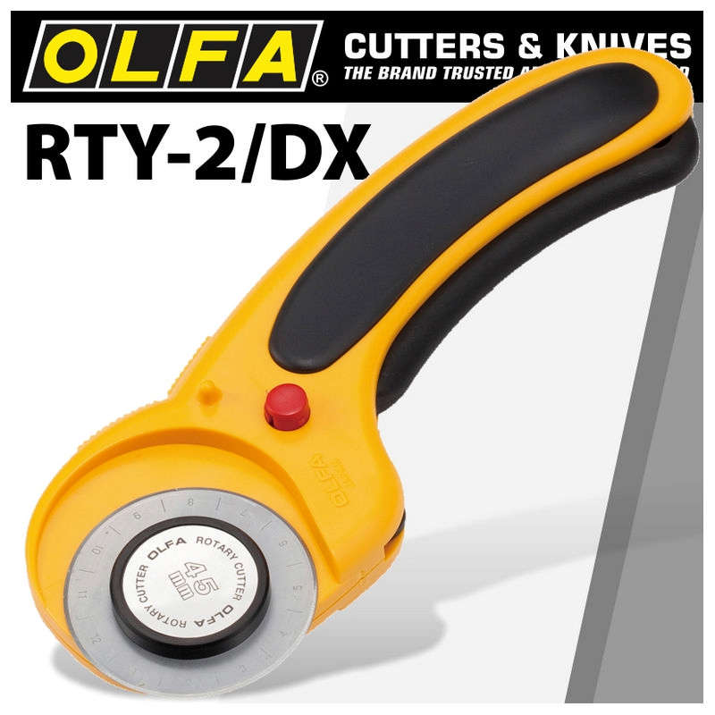 OLFA 45mm Deluxe Handle Rotary Cutter (RTY-2/DX)