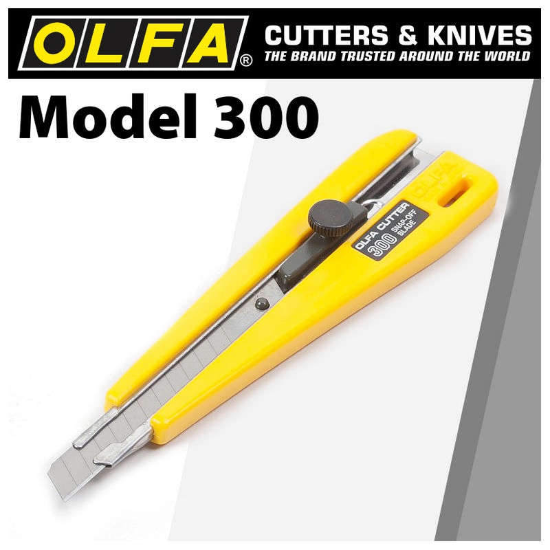 Olfa Model 300 Screw Lock  Snap Off Knife Cutter