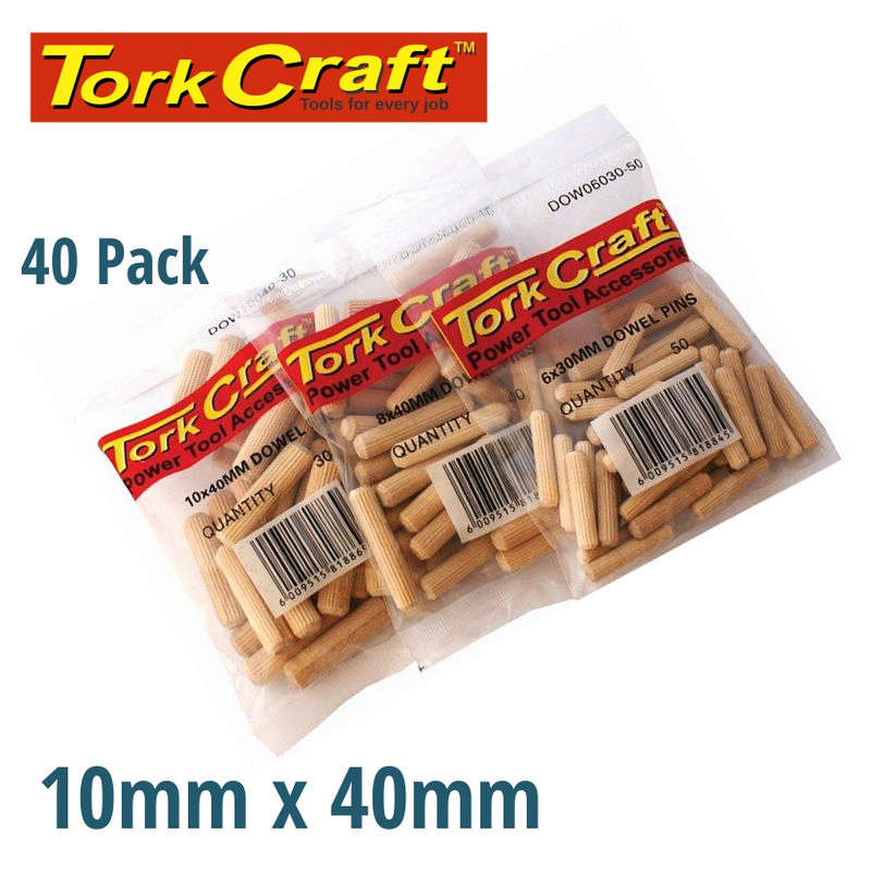 Tork Craft Dowels 10 X 40mm 30 Per Bag