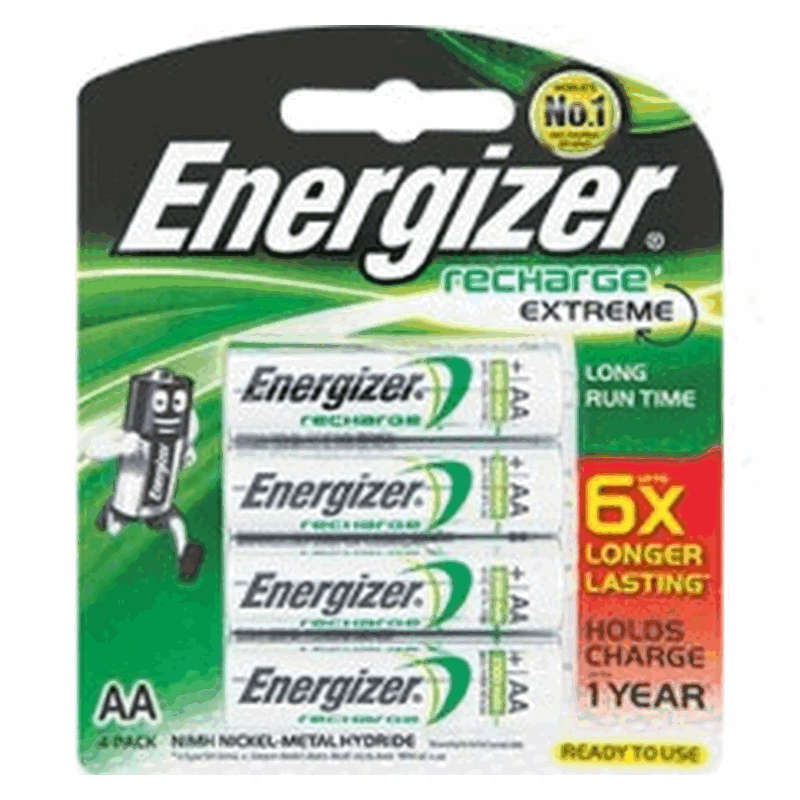 ENERGIZER RECHARGE 2300mAh AA - 4 PACK (MOQ6)