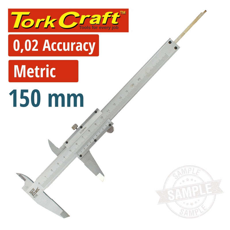 Tork Craft Vernier 150mm Carbon Steel