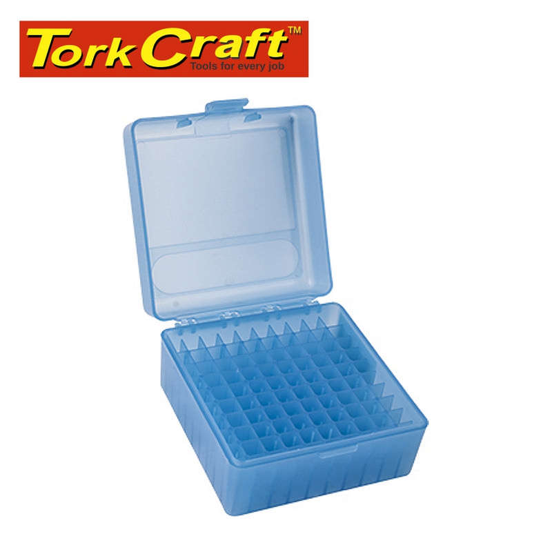Hard Case Ammo Box 120x120x70mm Rifle 100 Rounds (T9b07)