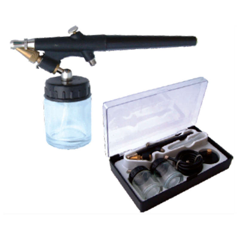 Air Craft Air Brush Kit With 2 Bowls And Hose