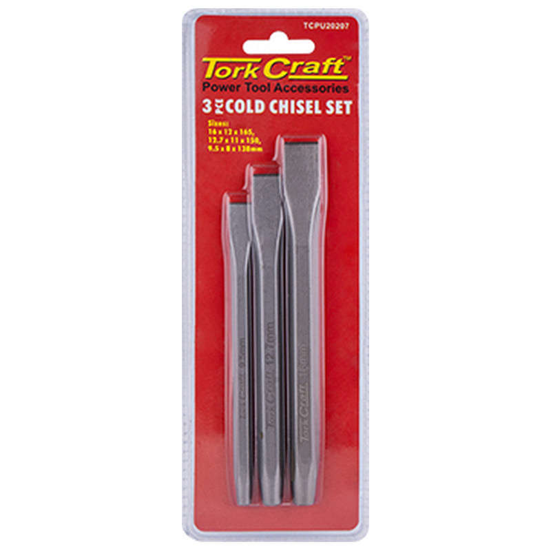 Tork Craft Cold Chisel 3pc