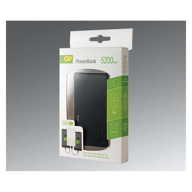 GP Power Bank 5200 MAH Black/White