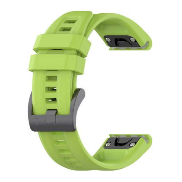 LOBO 26mm QuickChange Silicone Strap for Garmin Fenix 3/5X/6X/7X &amp; More.