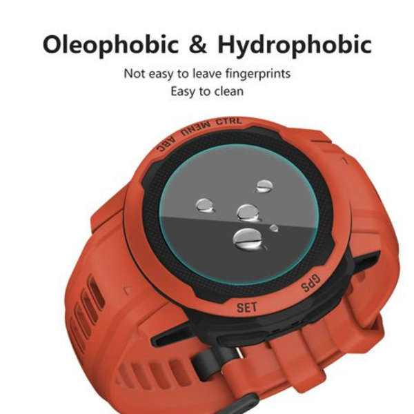 2x Enkay Tempered Glass Film for Garmin Instinct 2S