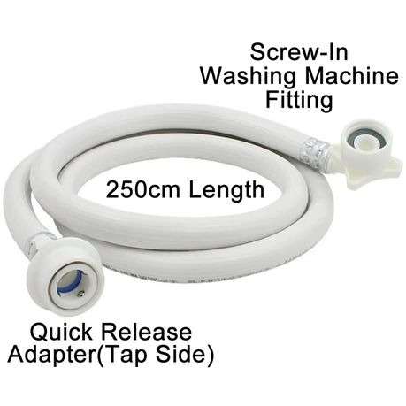 Premium 2.5m Washing Machine Pipe With Quick Release
