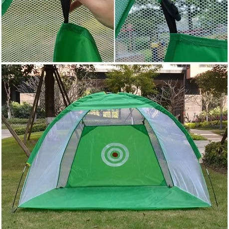 Portable Golf Practice Net 200 cm x 140 cm with Carry Bag - Green