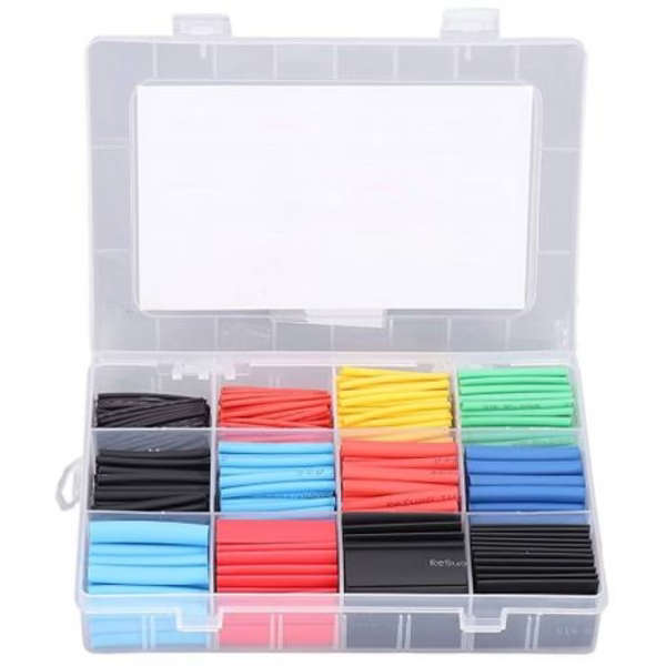 560pc Heat Shrink Tubing with 50pc Heat Shrink Solder Butt Connectors