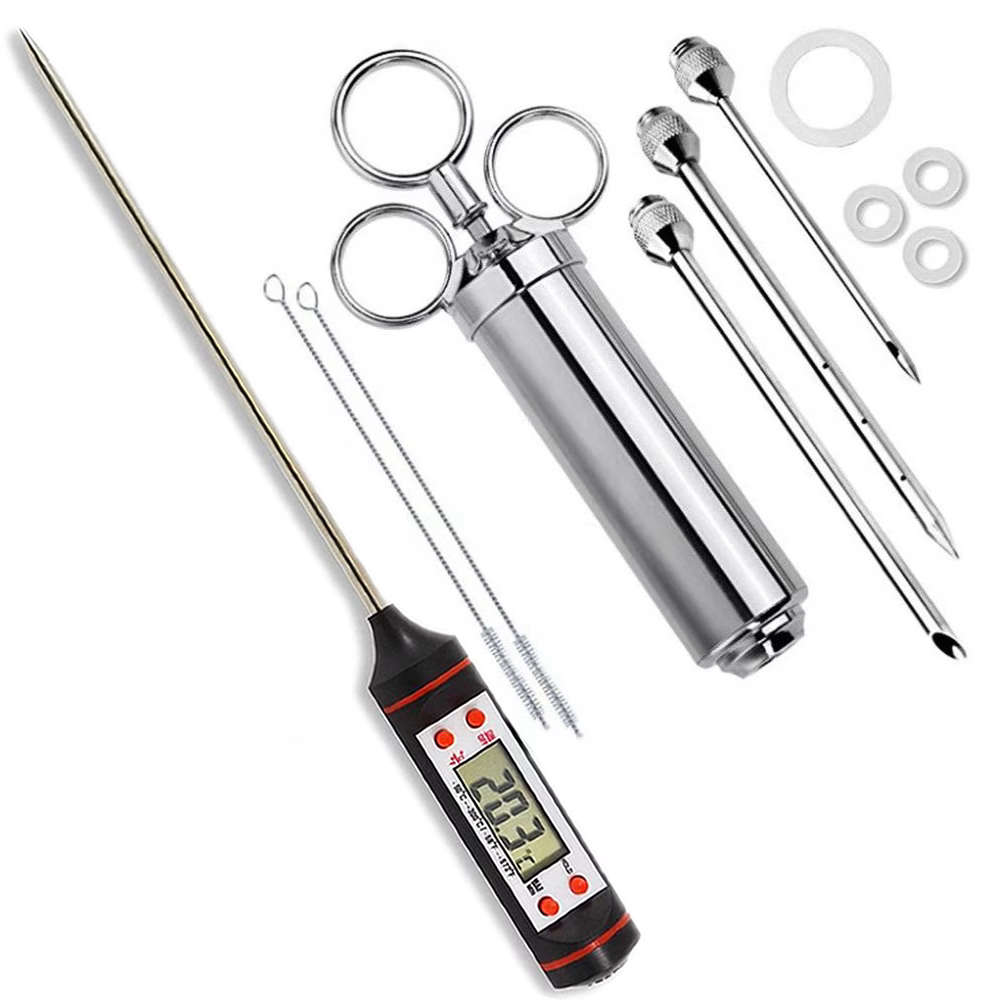 Meat Injector Set & Digital Thermometer