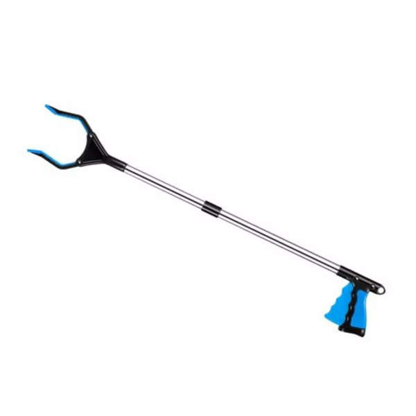 Fold-able Grabber Reacher with Magnetic Non-Slip Rotating Jaw