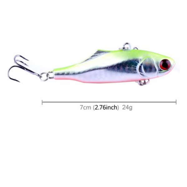 HENGJIA 5pc Hard Bait Lures (7cm, 24g each)