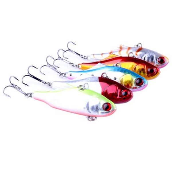 HENGJIA 5pc Hard Bait Lures (7cm, 24g each)