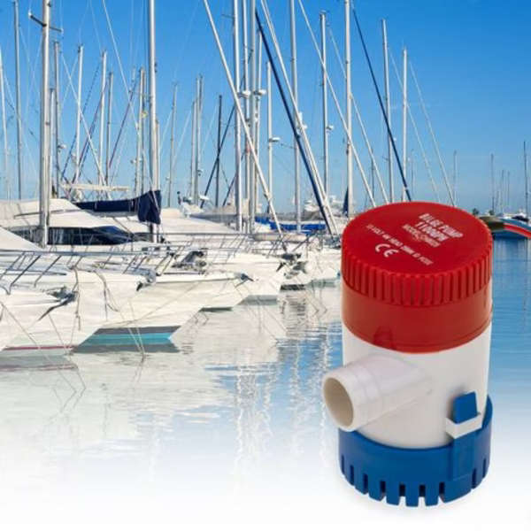 Non-Automatic fully submersible 12 volt DC bilge pump (1100GPH)