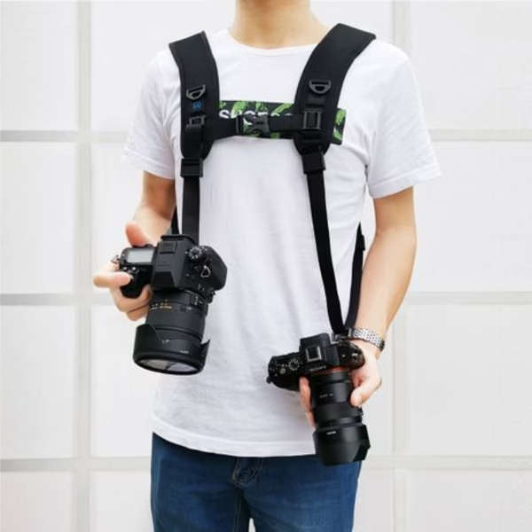 PULUZ Quick Release Double Shoulder Harness for DSLR Cameras