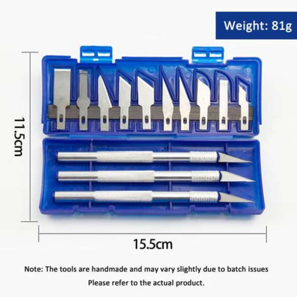13 Piece Aluminum Alloy Craft Knife Handmade Tool Set